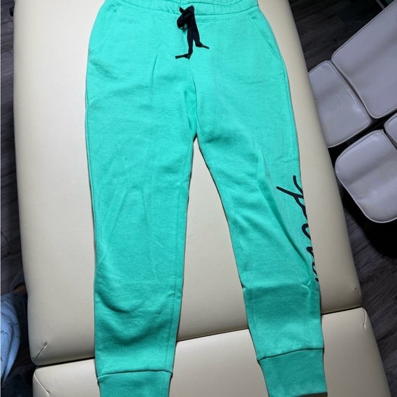 PINK Victoria's Secret Aqua Kids Joggers - Picture 1 of 8